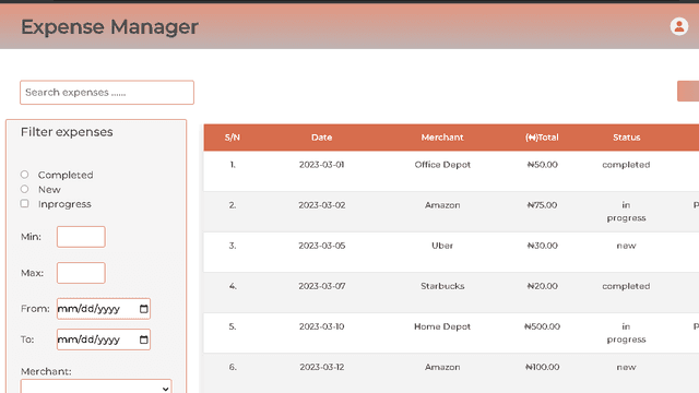Expense Manager